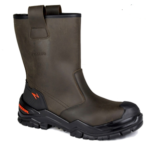 Pezzol Ramses S3 HI HRO SRC Safety Boot, Brown/Black