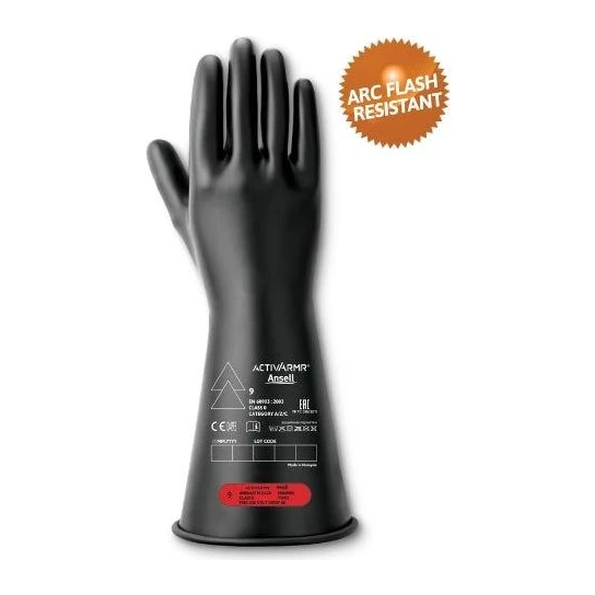 Ansell RIG014Y Class 0 (1000 Volts) Electrical Protection Glove