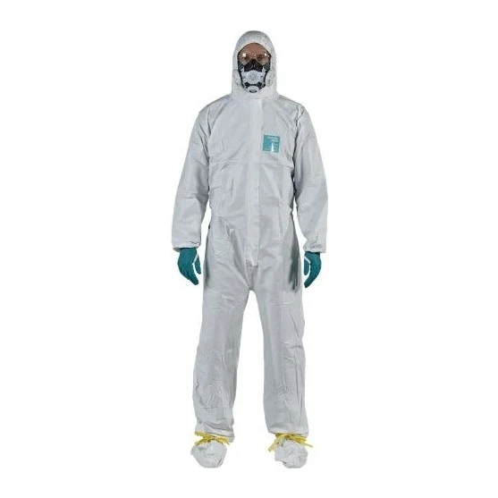 Ansell AlphaTec 2000 Plus Chemical Protection Coverall, White