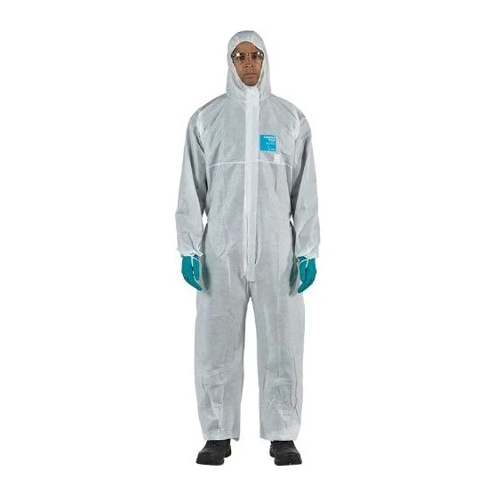 Ansell AlphaTec 1500 White Chemical Protection Coverall