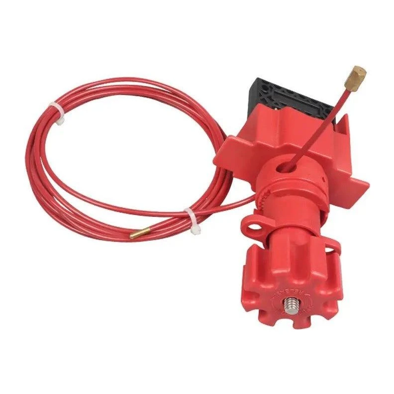 Universal Valve Lockout with Coated Cable
