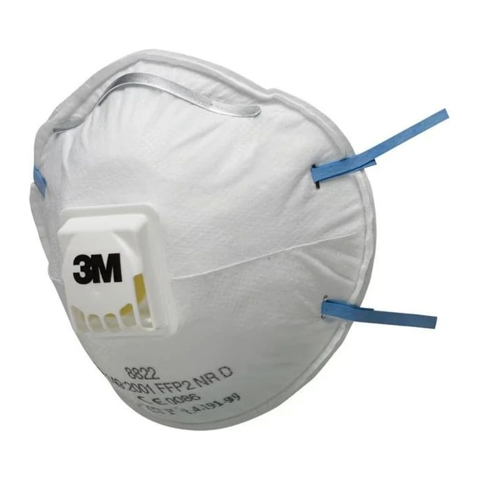 3M™ 8822 FFP2 Cup-Shaped Respirator, Valved — Box of 10