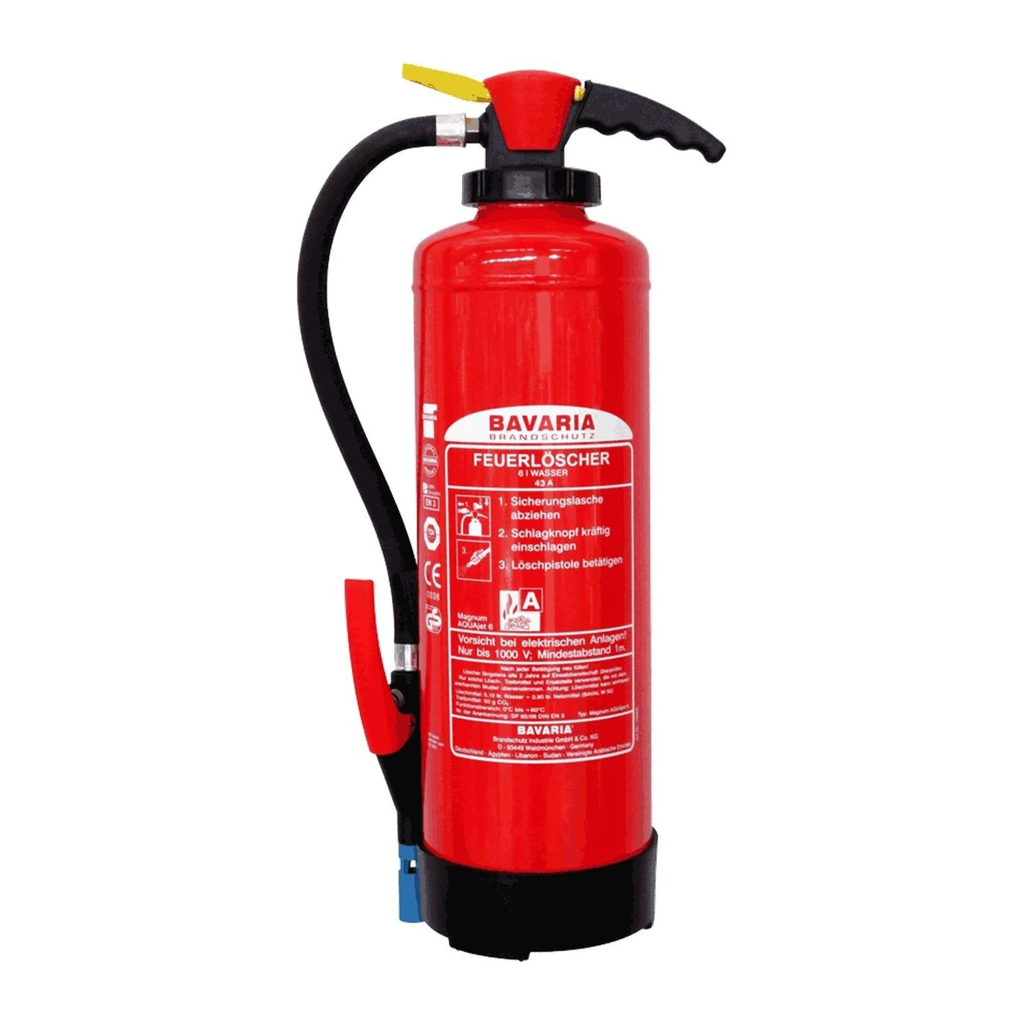 Bavaria Aqua Jet 9 L AFFF Foam Fire Extinguisher
