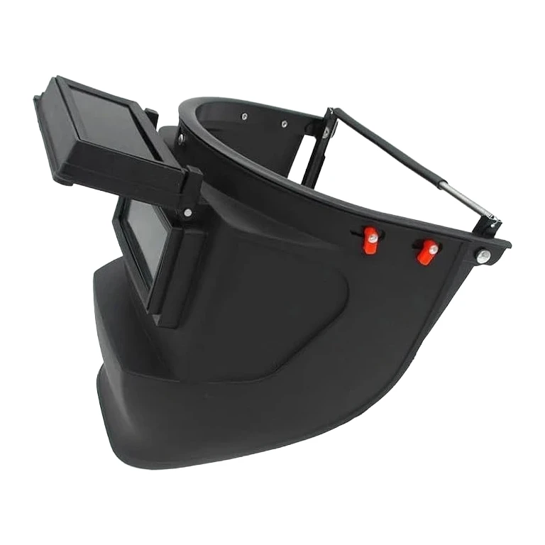 Electric Arc Welding Face Shield Helmet, Black