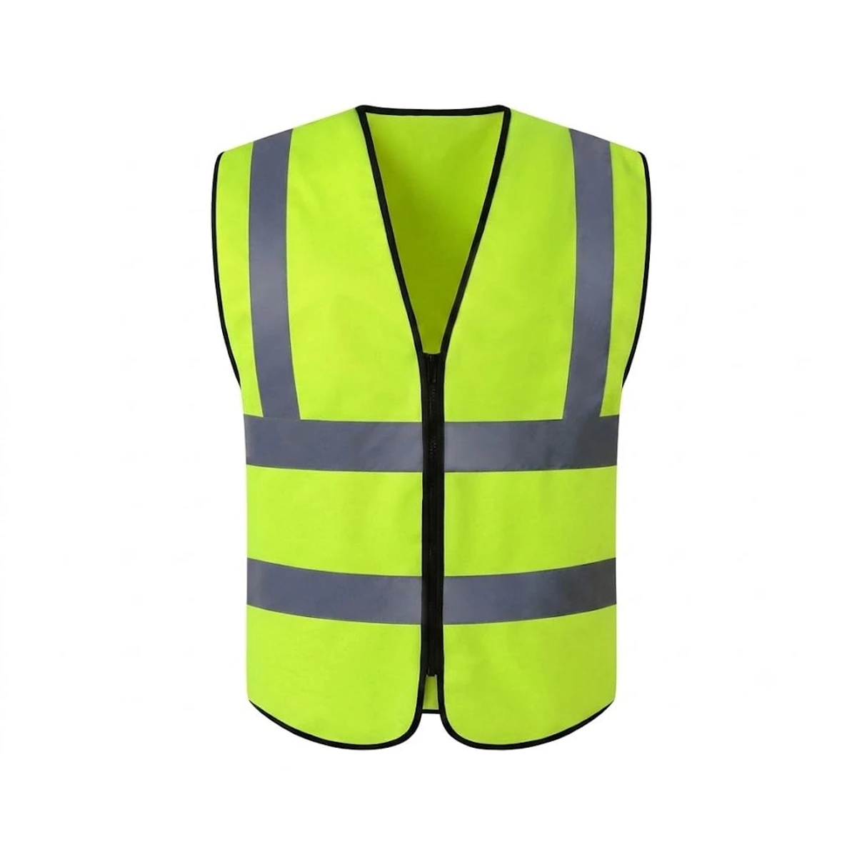 Reflective Safety Vest Lemon, Shoulder Strips 