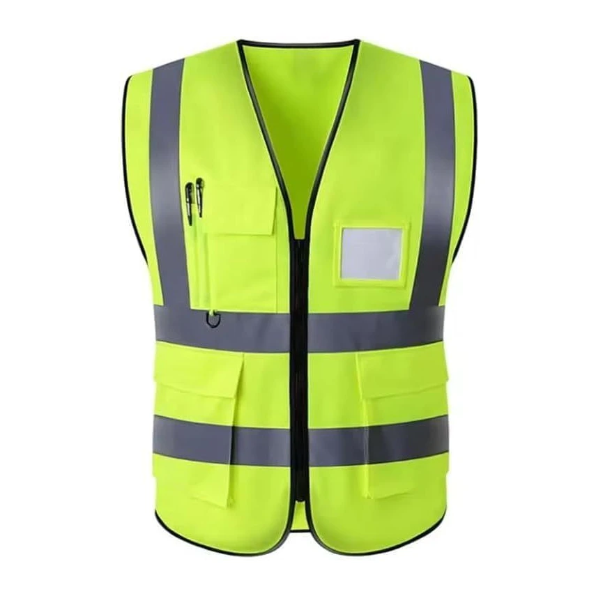 Hi-Vis Safety Vest 4 Pockets, Colors