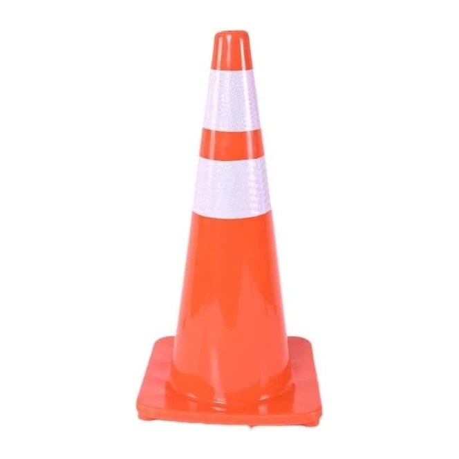 PVC Traffic Cone with Reflective Strips