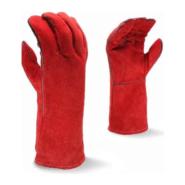 Welding Gloves, Red
