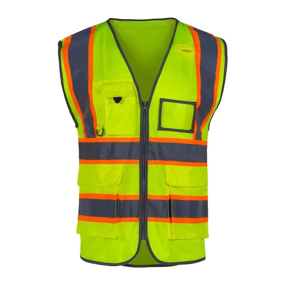 Hi Vis Safety Vest ANSI Class 2 Yellow