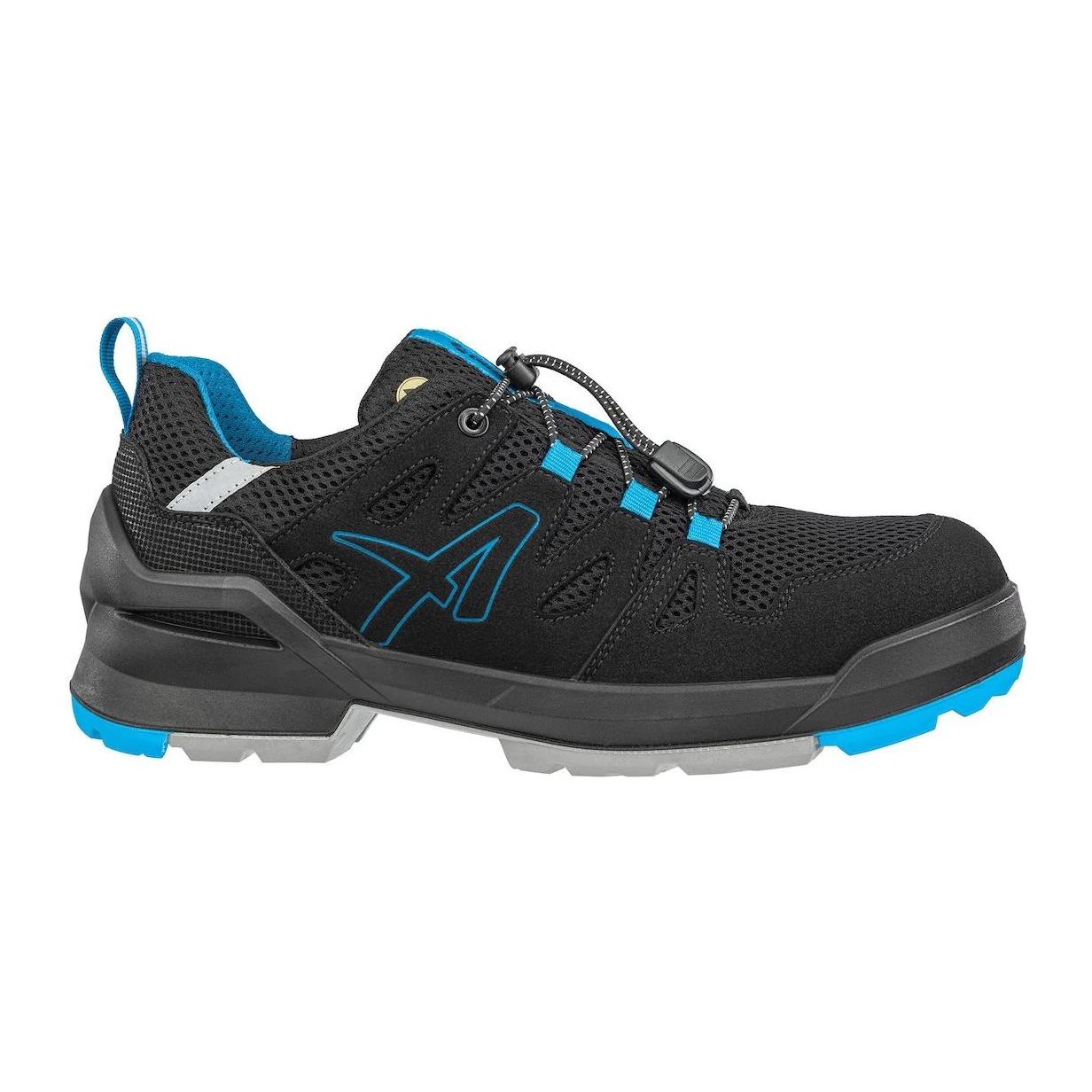 ALBATROS FASTPACK LOW Safety Shoe S1PL ESD, Black